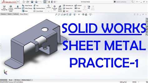 solidworks advanced sheet metal tutorial pdf|solidworks sheet metal practice exercises pdf.